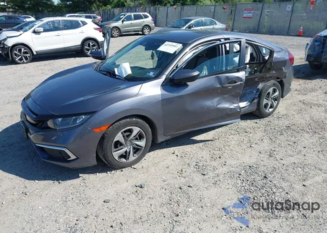 2019 Honda Civic Lx z USA, uszkodzony, nr VIN 2HGFC2F68KH558090
